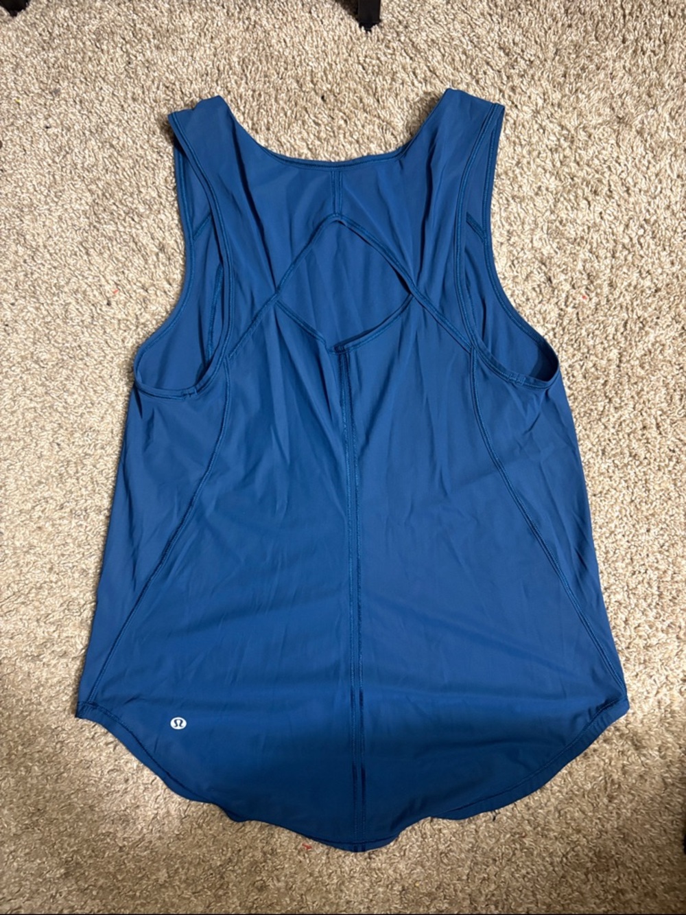 Lululemon Blue Sculpt Tank P2P 16” - Picture 2 of 3